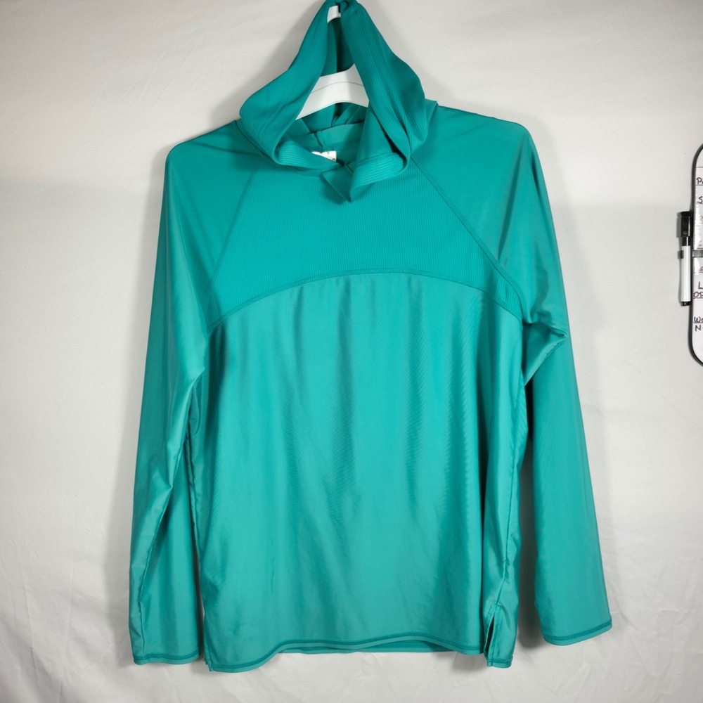 Catalina Rash Guard Women S Teal Excellent Hooded Long Sleeve Swim Top CA15T1102